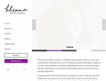 Tablet Screenshot of khromahair.com